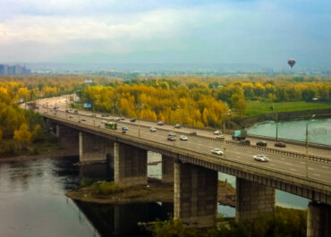 Октябрьский мост в Красноярске: история, габариты, технические характеристики