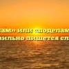 «По делам» или «поделам» — как правильно пишется слово?