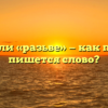 «Разве» или «разьве» — как правильно пишется слово?