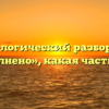 Морфологический разбор слова «заполнено», какая часть речи