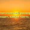 Морфологический разбор слова «ржище», какая часть речи