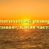 Морфологический разбор слова «трусливая», какая часть речи