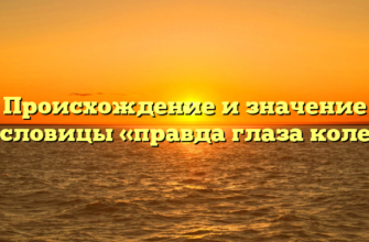 Происхождение и значение пословицы «правда глаза колет»