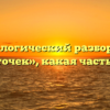 Морфологический разбор слова «листочек», какая часть речи