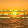 «Официально деловой» или «официально-деловой» — как правильно пишется слово?