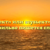 «Субъект» или «субьект» — как правильно пишется слово?