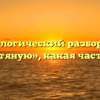 Морфологический разбор слова «берестяную», какая часть речи