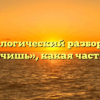 Морфологический разбор слова «намочишь», какая часть речи