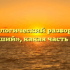 Морфологический разбор слова «нёсший», какая часть речи