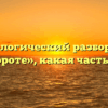 Морфологический разбор слова «повороте», какая часть речи
