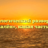 Морфологический разбор слова «раскалён», какая часть речи