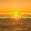 Морфологический разбор слова «услышат», какая часть речи