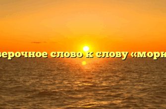 Проверочное слово к слову «морковь»