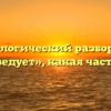 Морфологический разбор слова «исповедует», какая часть речи