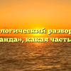 Морфологический разбор слова «команда», какая часть речи