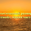 Морфологический разбор слова «областной», какая часть речи