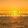 Морфологический разбор слова «отяжелеть», какая часть речи