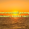 Морфологический разбор слова «раскрывая», какая часть речи