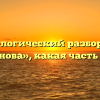 Морфологический разбор слова «сызнова», какая часть речи