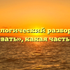 Морфологический разбор слова «успевать», какая часть речи