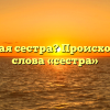 Кто такая сестра? Происхождение слова «сестра»
