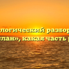 Морфологический разбор слова «выслан», какая часть речи