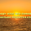 «По поводу» или «по-поводу» — как правильно пишется слово?