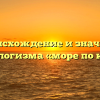 Происхождение и значение фразеологизма «море по колено»