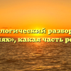 Морфологический разбор слова «пнях», какая часть речи