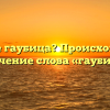 Что такое гаубица? Происхождение и значение слова «гаубица»