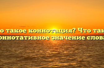 Что такое коннотация? Что такое коннотативное значение слова?