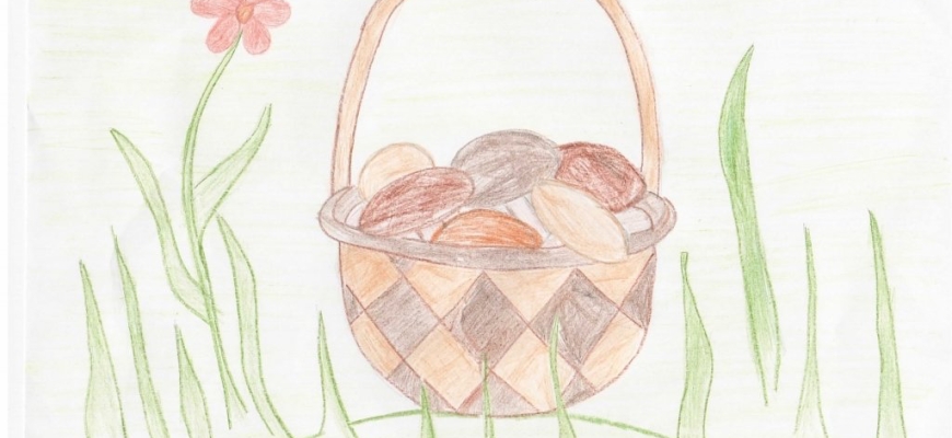 «Корзина с еловыми шишками»