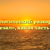 Морфологический разбор слова «вырезал», какая часть речи