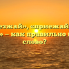 «Приезжай», «приежай» или «приедь» — как правильно пишется слово?
