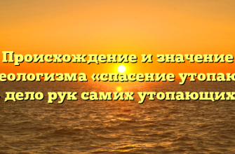 Происхождение и значение фразеологизма «спасение утопающих — дело рук самих утопающих»